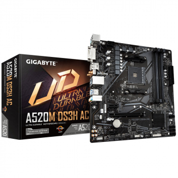 Motherboard GIGABYTE MB GIGABYTE A520M DS3H AC